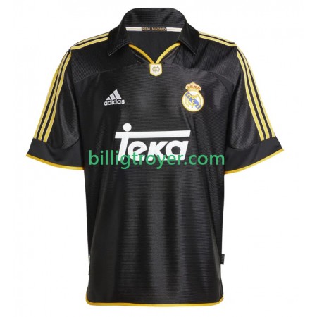 Billige Fotballdrakter Real Madrid 1999-2000 Retro Bortedraktsett Kortermet